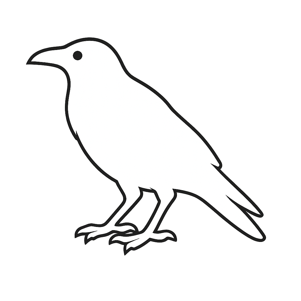 Raven silhouette